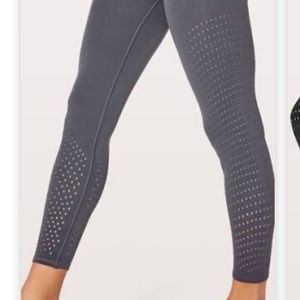 Lululemon Reveal 7/8 Tight "Vortex 25" - blue/gray